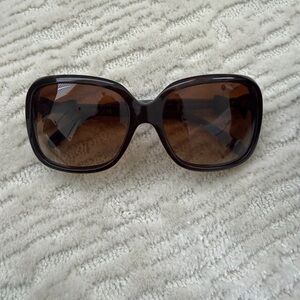 Chanel brown sunglasses with bow detail